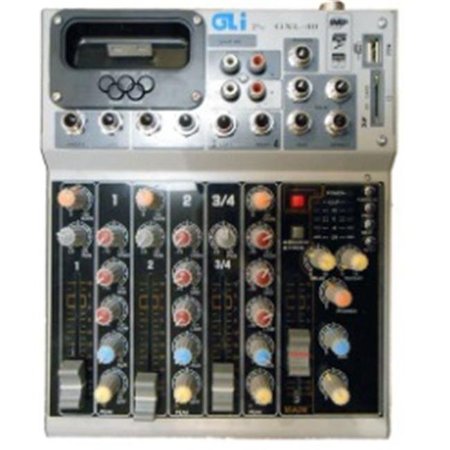 GLI PRO GLI GXL-40 4-Channel Studio Mixer with iPod Dock GXL40